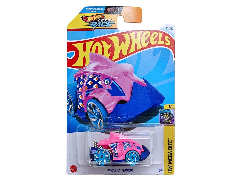 HOT WHEELS VW T3 CUSTOM (BROWN) + PIRANHA TERROR (PINK)