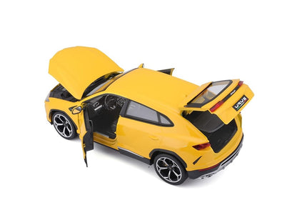 BBurago Lamborghini Urus, Yellow, 1:18 Scale