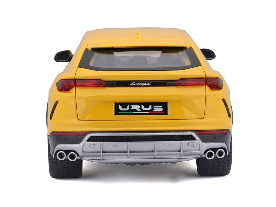 BBurago Lamborghini Urus, Yellow, 1:18 Scale