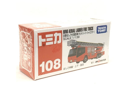 Tomica No.108 Hino Ladder Fire Truck