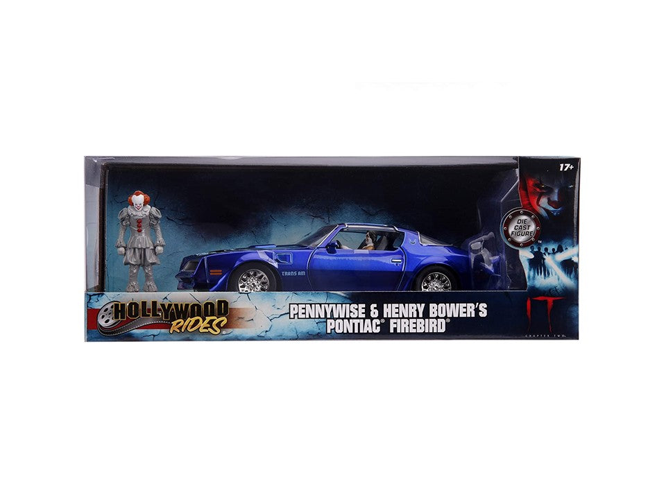 It Chapter Two Pennywise & Henry Bower's Pontiac Firebird 1:24 & 2.75" Figures