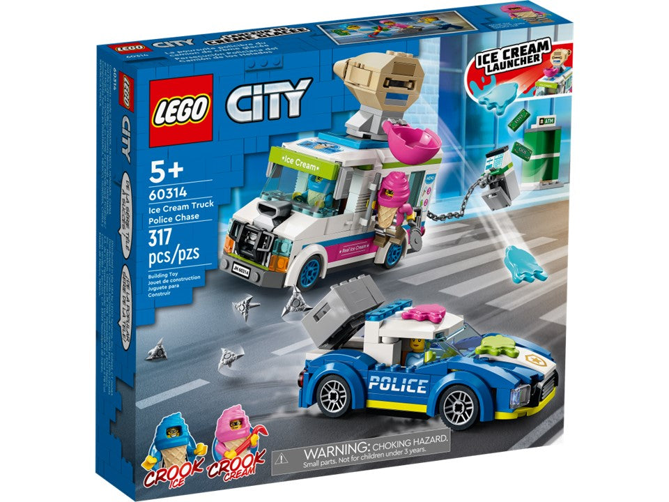LEGO CITY Ice Cream Truck Police Chase #60314 - Main Image