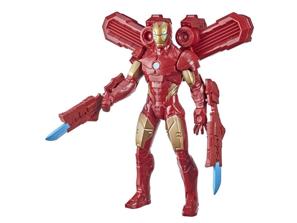 Hasbro MARVEL IRON MAN WITH ARC BOOSTER & ARC SWORDS  9.5" ACTION FIGURE