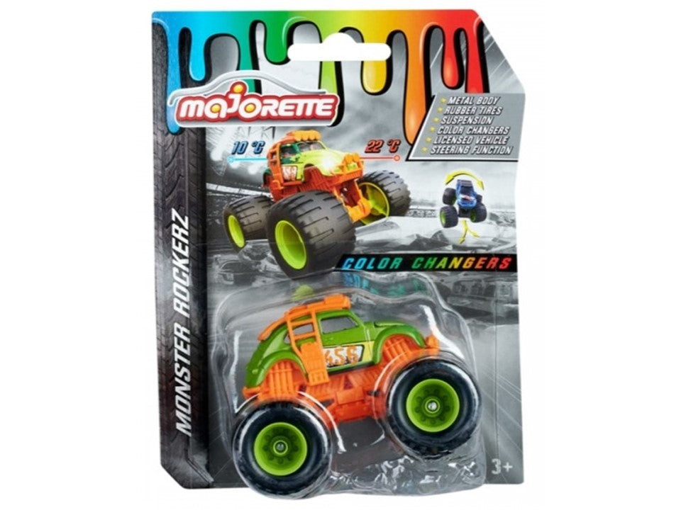Majorette Monster Rockerz Color Changers VOLKSWAGEN Beetle