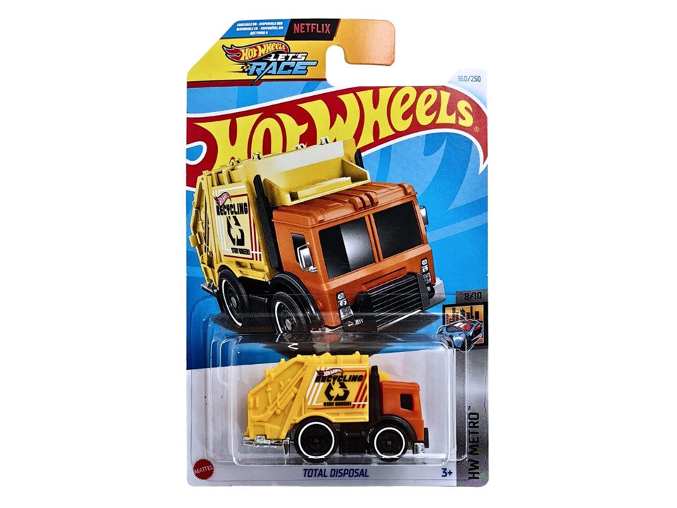 HOT WHEELS TOTAL DISPOSAL (YELLOW) TinyTown.in