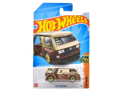 HOT WHEELS VW T3 CUSTOM (BROWN) + DONUT DRIFTER (BLUE)