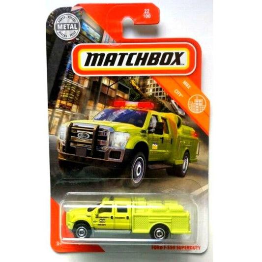 MATCHBOX FORD F-550 SUPERDUTY (Yellow)