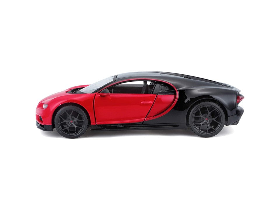 Maisto Bugatti Chiron Sport, Red & Black, 1:24 Scale