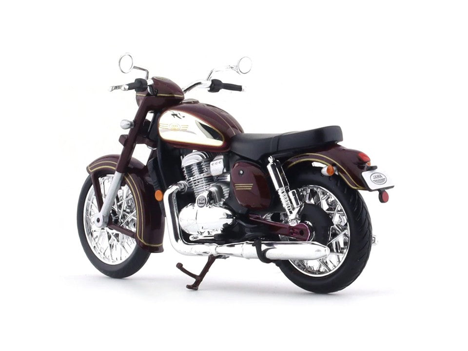 Maisto Jawa Classic (Maroon) 1:18 Scale Model Collectible Motorcycle