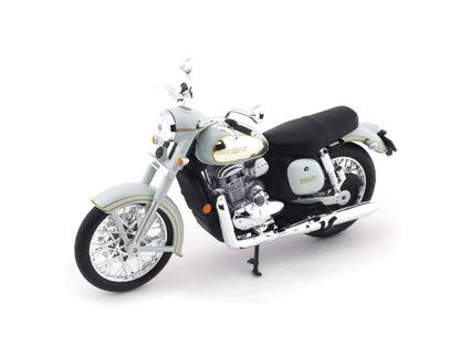 Maisto Jawa Classic (White) 1:18 Scale Model Collectible Motorcycle