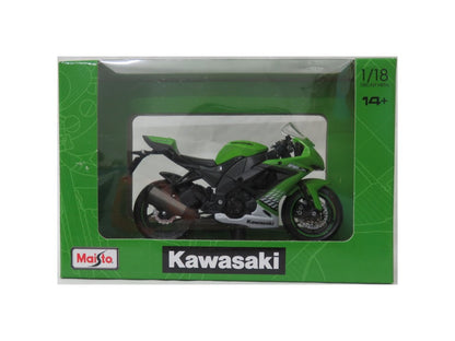Maisto Kawasaki Ninja ZX-10R, Green, 1:18