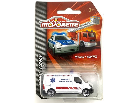 Majorette S.O.S. Cars RENAULT MASTER Ambulance (White)