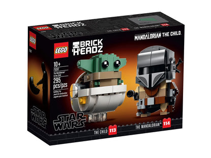 LEGO The STAR WARS BRICK HEADZ Mandalorian™ & The Child