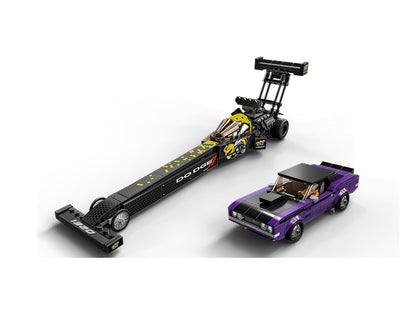LEGO SPEED CHAMPIONS Mopar Dodge//SRT Top Fuel Dragster and 1970 Dodge Challenger