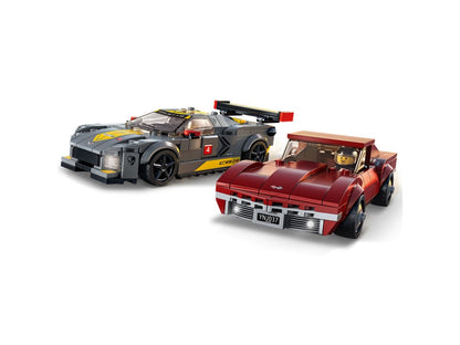 LEGO SPEED CHAMPIONS Chevrolet Corvette C8.R Race Car and 1969 Chevrolet Corvette